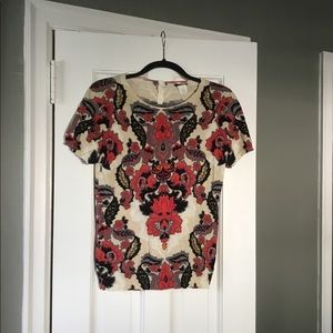 J Crew Short Sleeve Top